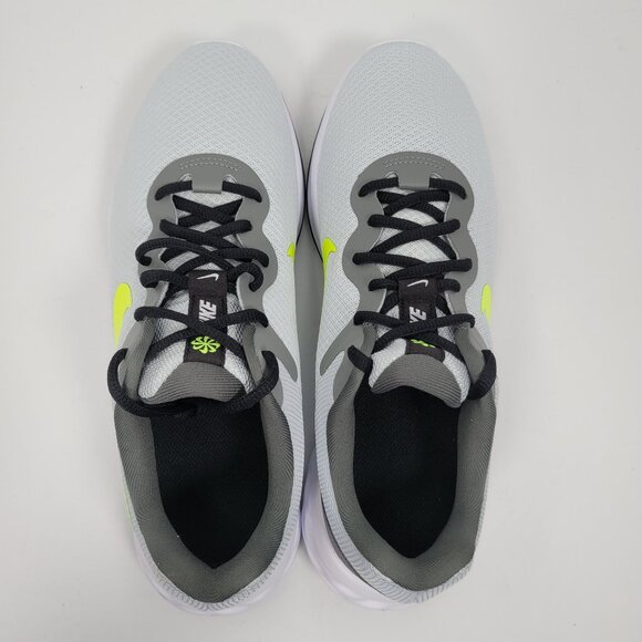 Nike Revolution 6 Next Nature Men's White Gray Shoes DR9882-001 US Size 8.5 NIB - Picture 8 of 11